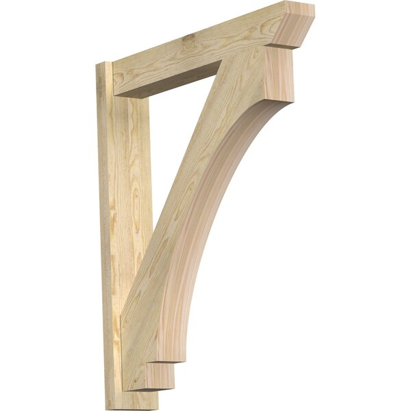Ekena Millwork Imperial Slat Rough Sawn Outlooker, Douglas Fir, 6"W x 34"D x 40"H OUT06X34X40IMP06RDF - main